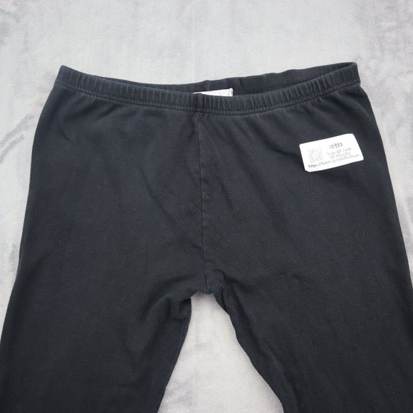 Nana Fashion Pants Womens 1XL Black Sweatpants Elastic Waist Pull On Knit Cotton - Picture 6 of 10